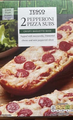 Pepperoni pizza subs