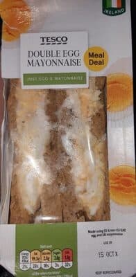 Double egg mayonnaise sandwich