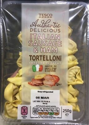 Italian Sausage And Ham Tortelloni
