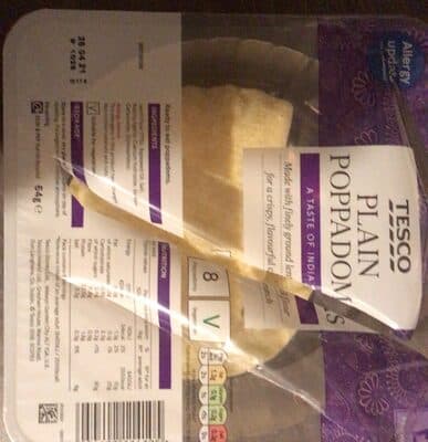 Plain Poppadom