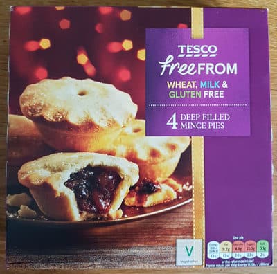 Free from deep filled mince pies