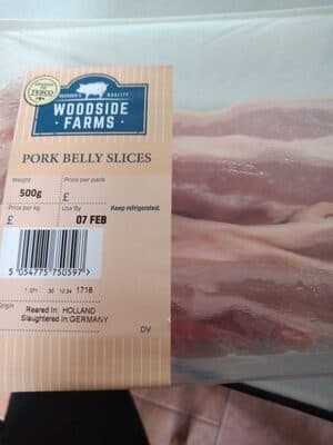 Pork Belly Slices