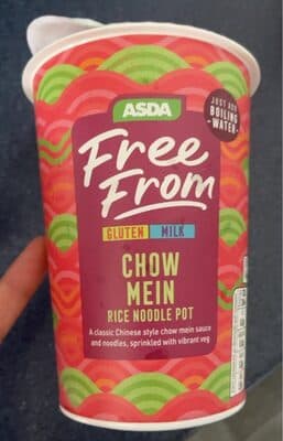 Chow mein rice noodle pot