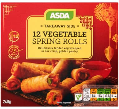 ASDA Takeaway Side Vegetable Spring Rolls