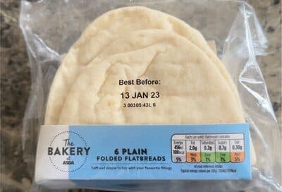 Plain Folded Flatbreads