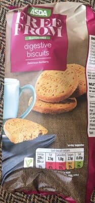 Free from digestive biscuits