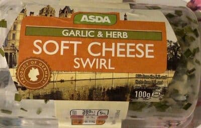 Soft cheese swirl