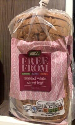 Free from seeded white sliced loaf