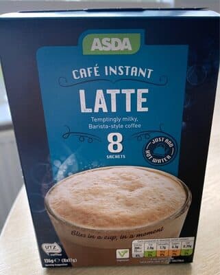 Caf instant latte