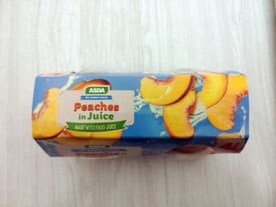 Peaches in juice