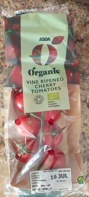 Asda Organic Vine Ripened Cherry Tomatoes