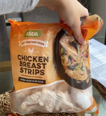 frizen chicken breast strips