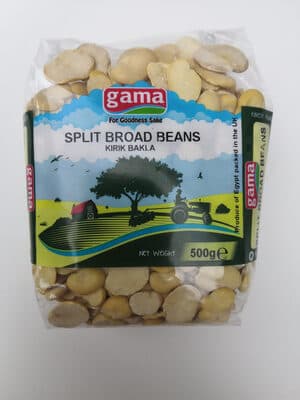 split broad beans