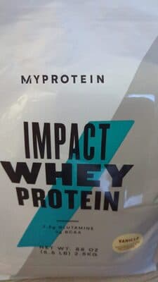 Impact whey protein vanilla