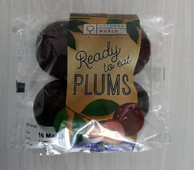 Ready to eat Plums