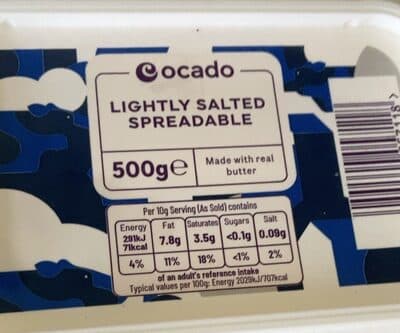 Lightly Salted Spreadable