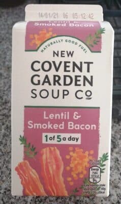 Lentil & Smoked Bacon soup