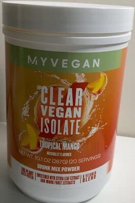 Clear Vegan Isolate - Tropical Mango