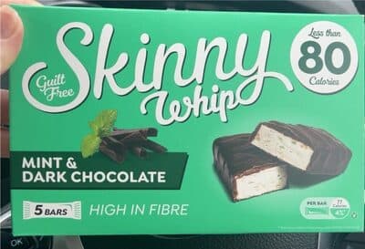 Nougat bar: Mint and dark chocolate