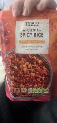 Tesco Wholegrain spicy Mexican rice