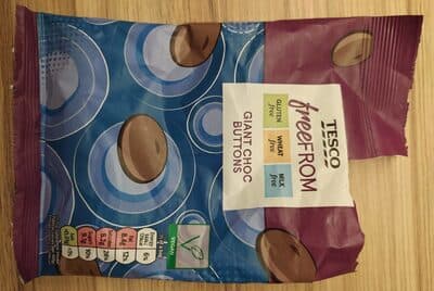 Giant choc buttons