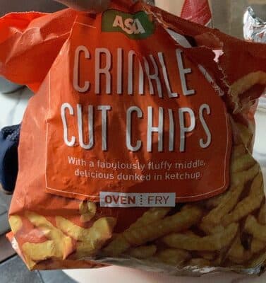 Crinkle cut chips