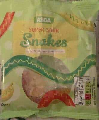 Super sour snakes