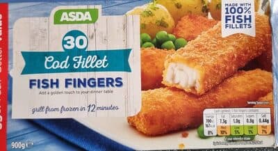 Cod Fillet Fish Fingers
