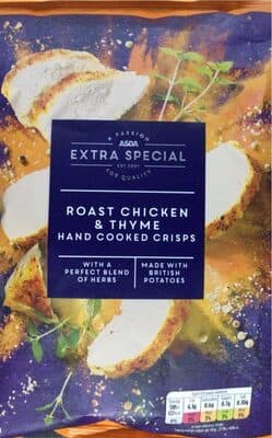 Roast chicken and Thyme hand cooked crisps