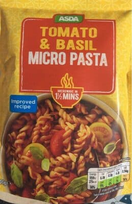 Tomato and Basil Micro Pasta