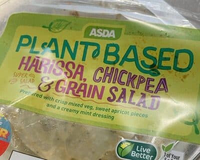 Plant based harissa, chickpea & grain salad