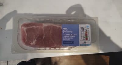 Asda Thick Cut Bacon