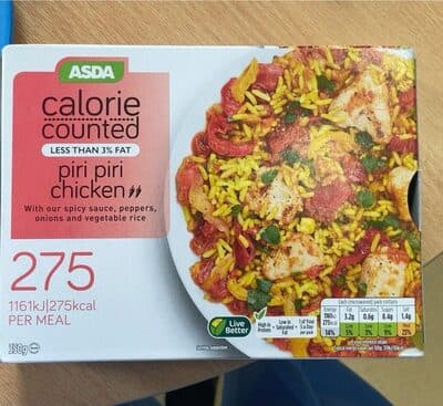 Piri Piri Chicken Calorie Counted