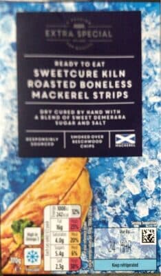 Sweetcure Kiln Roasted Boneless Mackerel Strips