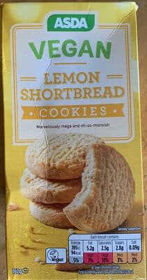 Vegan Lemon Shortbread