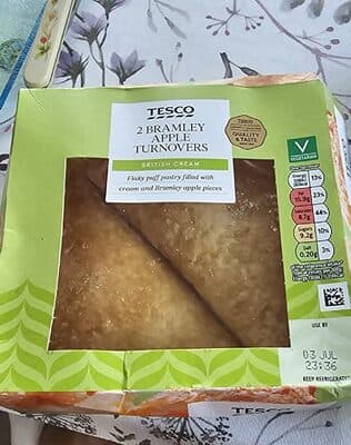 Fresh Cream Bramley Apple Turnovers