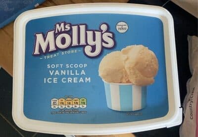 Soft scoop vanilla icecream