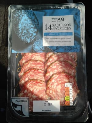 Saucisson Sec Slices