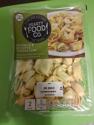Spinach & ricotta tortellini