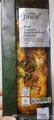Roast Vegetable Hand Stretched Flatbread