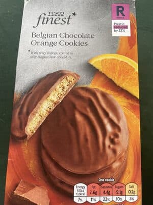 belgian Chocolate Orange Cookies