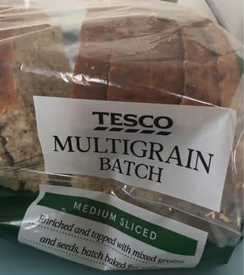 Multigrain bread medium sliced