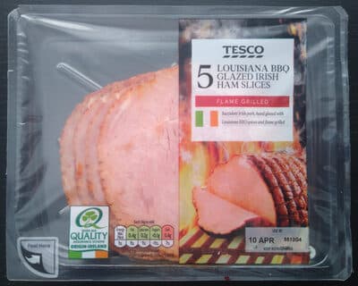 Louisiana BBQ Glazed Irish Ham Slices