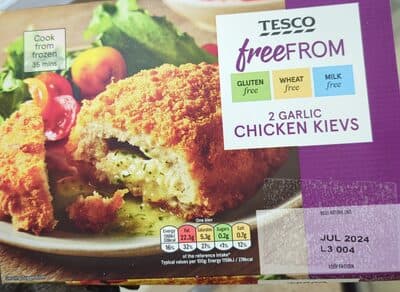 Tesco Free From Chicken Kievs