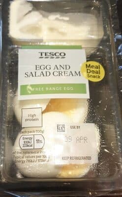 Egg and salad cream