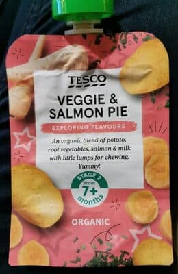 Tesco Veggie & Salmon Pie