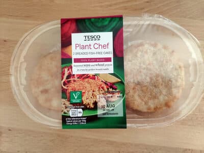 Plant chef breaded fish-free cakes