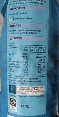 Lightly Salted Rice Cakes
