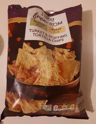 Free from Turkey & stuffing tortilla chips