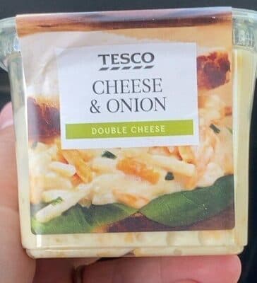 Cheese and onion